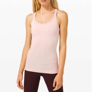 NWOT Lululemon Ebb To Street Tank In Misty Pink Size:2